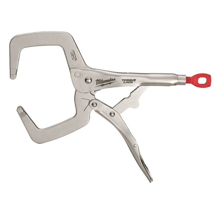 Затискач-струбцина тип С Torque Lock MILWAUKEE, 90х90мм (нерухомі губки), 280мм Затискач-струбцина тип С Torque Lock MILWAUKEE, 90х90мм (нерухомі губки), 280мм