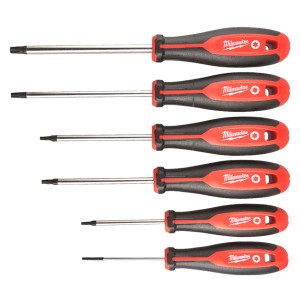 Набір викруток магнітних з тригранною рукояткою MILWAUKEE TORX (6шт)