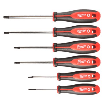Набір викруток магнітних з тригранною рукояткою MILWAUKEE TORX (6шт)