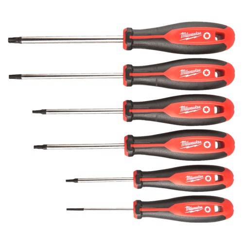 Набір викруток магнітних з тригранною рукояткою MILWAUKEE TORX (6шт)