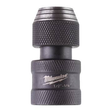 Перехідник ударний ShW MILWAUKEE, з квадрата 1/2'' на 1/4'' Hex