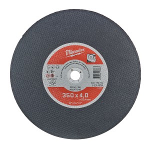 Диск відрізний по металу MILWAUKEE, SCS 41/350х4 PRO+, діаметр 350мм