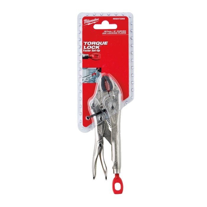 Затискач Torque Lock MILWAUKEE, діаметр 26мм, (закруглені губки), 127мм Затискач Torque Lock MILWAUKEE, діаметр 26мм, (закруглені губки), 127мм