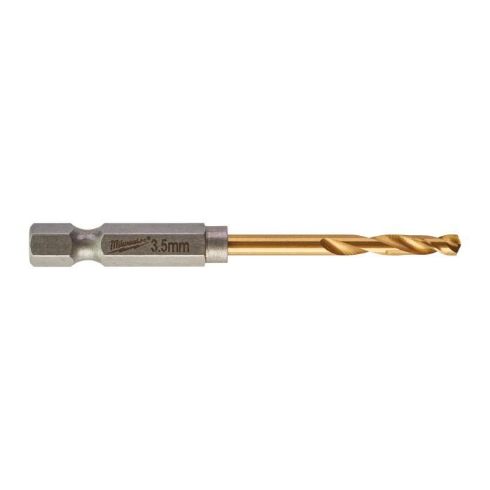 Свердло по металу RedHEX SHOCKWAVE HSS-TiN MILWAUKEE, діаметр 3,5х69х25мм, (10шт), пластикова коробка Свердло по металу RedHEX SHOCKWAVE HSS-TiN MILWAUKEE, діаметр 3,5х69х25мм, (10шт), пластикова коробка