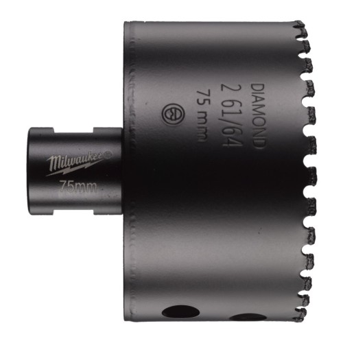 Коронка алмазна Diamond Max MILWAUKEE M14, діаметр 75мм (сухе свердління)