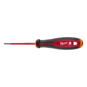 Викрутка з тригранною рукояткою ізольована VDE MILWAUKEE, SL 0,4х2,5х75