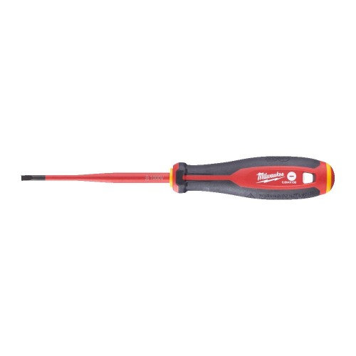 Викрутка з тригранною рукояткою ізольована VDE MILWAUKEE, SL 0,8х4,0х100мм