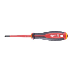 Викрутка з тригранною рукояткою ізольована VDE MILWAUKEE, PZ/SL1х80мм