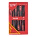 Набір викруток ізольованих VDE MILWAUKEE, (SL2,5/ SL3/ SL4/ SL5.5/ PH1/PH2 / викрутка-тестер) (7шт)