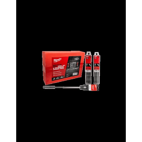 Набір бурів SDS-PLUS MX4 MILWAUKEE + подовжувач