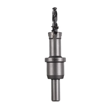 Коронка Holesaw TCT MILWAUKEE, для сталі/нержавіючої сталі, діаметр 16мм