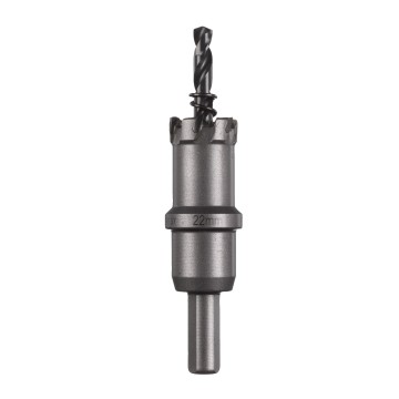 Коронка Holesaw TCT MILWAUKEE, для сталі/нержавіючої сталі, діаметр 22мм