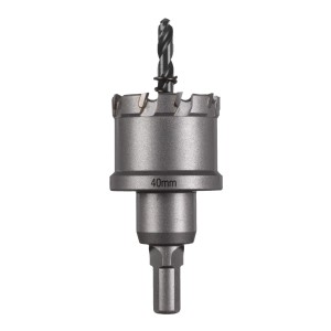 Коронка Holesaw TCT MILWAUKEE, для сталі/нержавіючої сталі, діаметр 40мм
