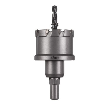 Коронка Holesaw TCT MILWAUKEE, для сталі/нержавіючої сталі, діаметр 45мм