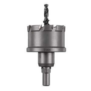 Коронка Holesaw TCT MILWAUKEE, для сталі/нержавіючої сталі, діаметр 51мм