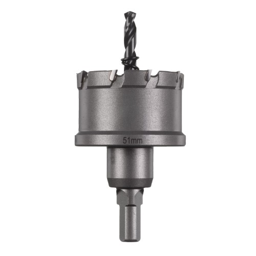Коронка Holesaw TCT MILWAUKEE, для сталі/нержавіючої сталі, діаметр 51мм
