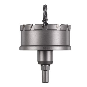 Коронка Holesaw TCT MILWAUKEE, для сталі/нержавіючої сталі, діаметр 70мм