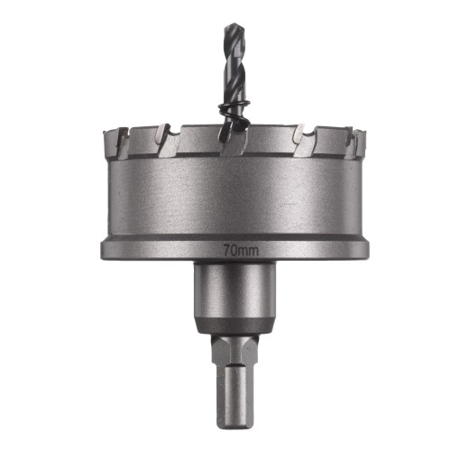Коронка Holesaw TCT MILWAUKEE, для сталі/нержавіючої сталі, діаметр 70мм
