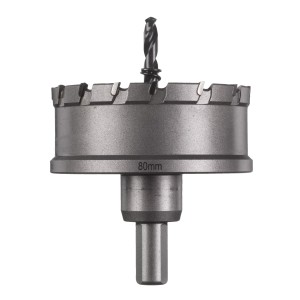 Коронка Holesaw TCT MILWAUKEE, для сталі/нержавіючої сталі, діаметр 80мм