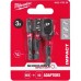 Набір перехідників ShW MILWAUKEE, з 1/4'' Hex на квадрат (1/4