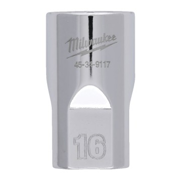 Головка торцева хромована 1/2'' 6гр. MILWAUKEE, 16мм