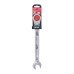 Ключ рожково-накидний метричний хромований MAX BITE MILWAUKEE, з храповиком та шарниром, 21мм