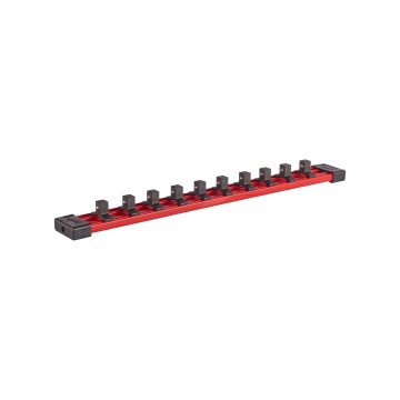 Планка для головок 3/8'' MILWAUKEE зі змінними затискачами, 350мм