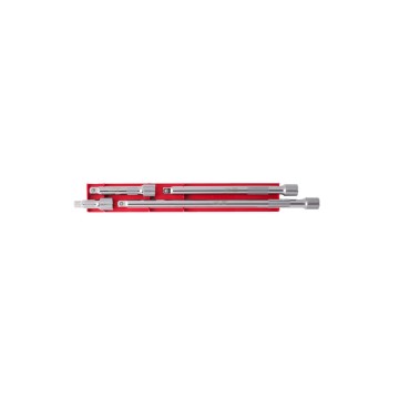 Набір подовжувач хромованих для головок 1/2'' MILWAUKEE, (4шт)