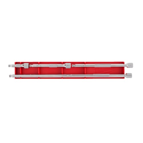 Набір подовжувачів хромованих Wobble для головок 3/8'' MILWAUKEE, (4шт)