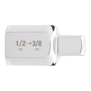 Перехідник хромований для головок MILWAUKEE, з квадрата 1/2'' на 3/8'' квадрат