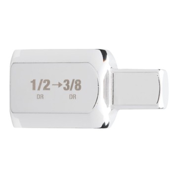 Перехідник хромований для головок MILWAUKEE, з квадрата 1/2'' на 3/8'' квадрат
