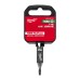 Головка торцева хромована 1/4'' MILWAUKEE з бітою Torx, T15