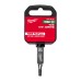 Головка торцева хромована 1/4'' MILWAUKEE з бітою Torx, T25