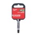 Головка торцева хромована 1/4'' MILWAUKEE з бітою Torx, T40