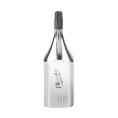 Головка торцева хромована 3/8'' MILWAUKEE з бітою TORX, T10