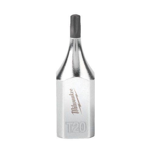 Головка торцева хромована 3/8'' MILWAUKEE з бітою TORX, T20
