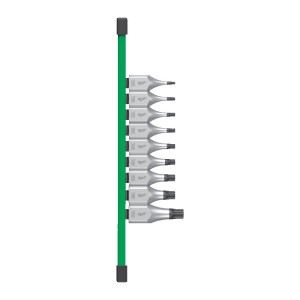 Набір головок торцевих хромованих 1/2'' MILWAUKEE з бітами TORX (Т20-Т60) на планці (9шт)