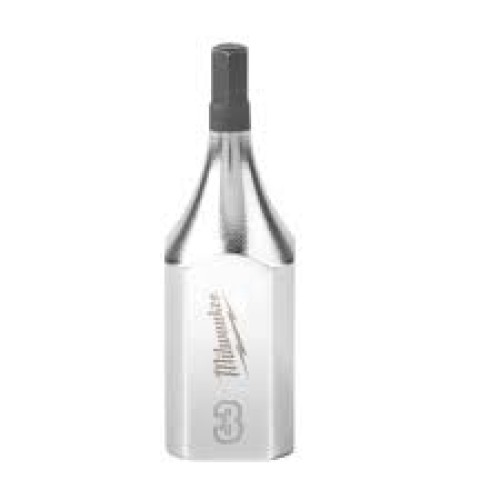Головка торцева хромована 3/8'' MILWAUKEE з бітою Hex , 3 мм