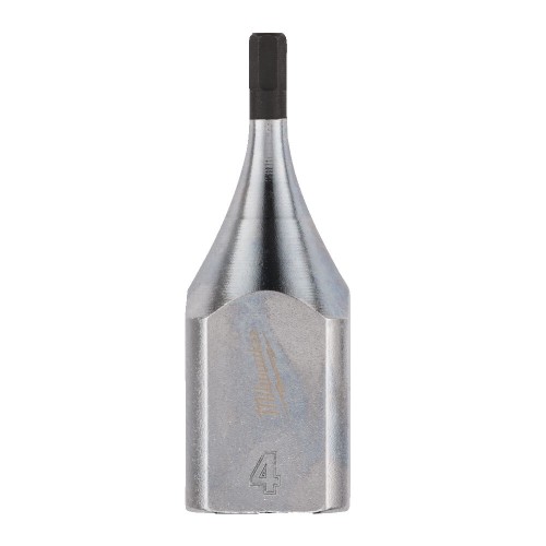 Головка торцева хромована 1/2'' MILWAUKEE з бітою Hex, 4мм