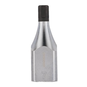 Головка торцева хромована 1/2'' MILWAUKEE з бітою Hex, 7мм