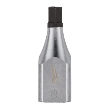 Головка торцева хромована 1/2'' MILWAUKEE з бітою Hex, 8мм