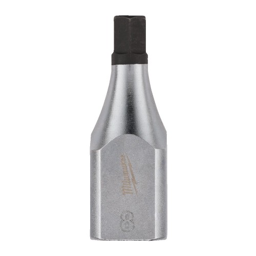 Головка торцева хромована 1/2'' MILWAUKEE з бітою Hex, 8мм