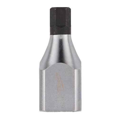 Головка торцева хромована 1/2'' MILWAUKEE з бітою Hex, 10мм