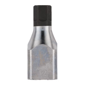 Головка торцева хромована 1/2'' MILWAUKEE з бітою Hex, 12мм