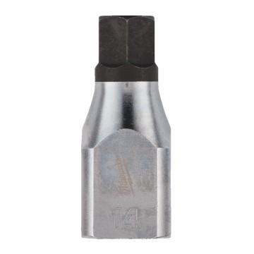Головка торцева хромована 1/2'' MILWAUKEE з бітою Hex, 14мм