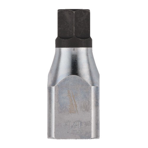 Головка торцева хромована 1/2'' MILWAUKEE з бітою Hex, 14мм