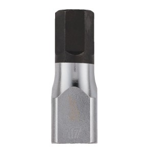 Головка торцева хромована 1/2'' MILWAUKEE з бітою Hex, 17мм