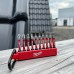 Набір біт ShW MILWAUKEE, 50мм в тримачі з карабіном, (2xPH2/PZ2/ TX15/2xTX20/ 2xTX25/TX30/ TX4) (10шт)