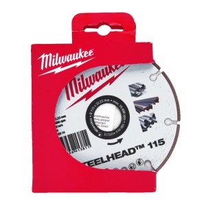 Диск алмазний Speedcross STEELHEAD 115 MILWAUKEE, діаметр 115мм, (метал, нержавійка)