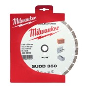 Диск алмазний Speedcross MILWAUKEE SUDD 350, діаметр 350мм (залізобетон, цегла)